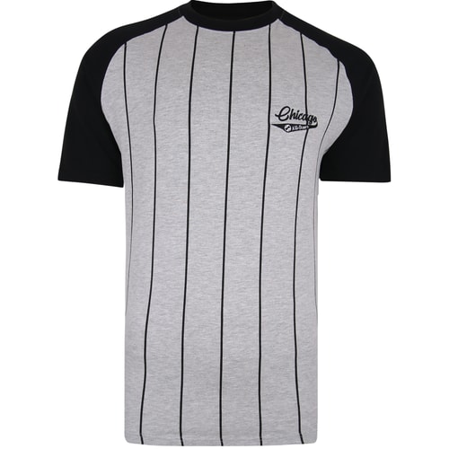 KAM Chicago Baseball Tee Grey